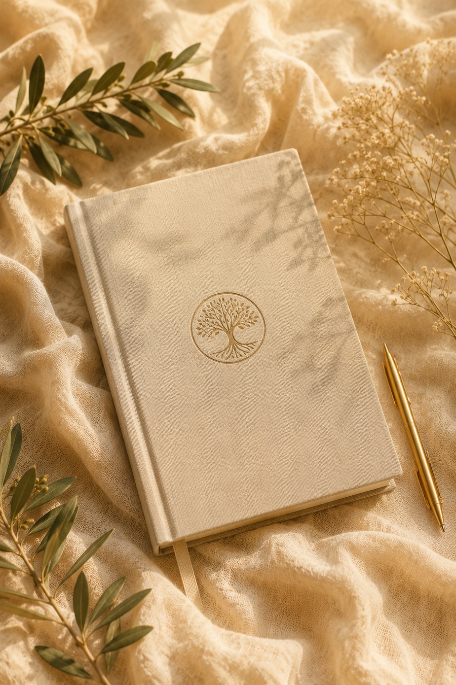 Achtsamkeitsbuch mit SEELENRUHE-Motiv